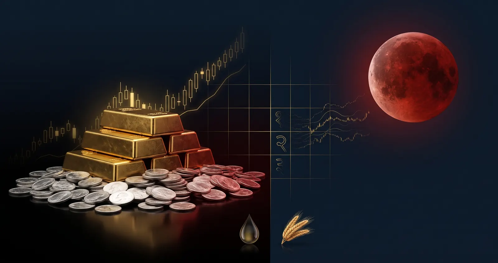 Effect of Lunar Eclipse on Commodities: Gold, Silver, Crude & Agri Trends in Financial Astrology
